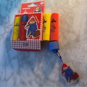 Dr. PawPaw x Paddington Trio Lip Balm Pack - Yellow, Red+Charm. Limited Edition